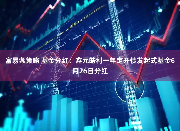 富易螽策略 基金分红：鑫元皓利一年定开债发起式基金6月26日分红