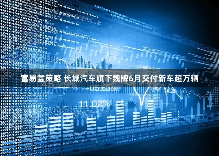 富易螽策略 长城汽车旗下魏牌6月交付新车超万辆